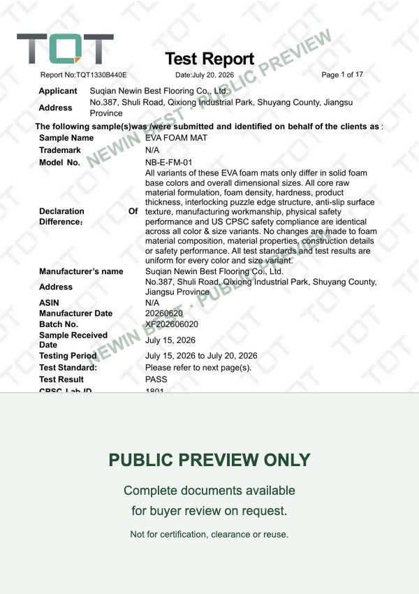 First page of TQT1330B440E for NB-E-FM-01