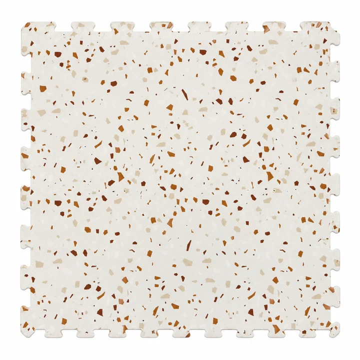 Terrazzo Playmat — printed interlocking foam tile