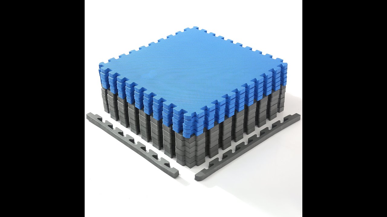 Cross Pattern Eva Foam Mat video preview