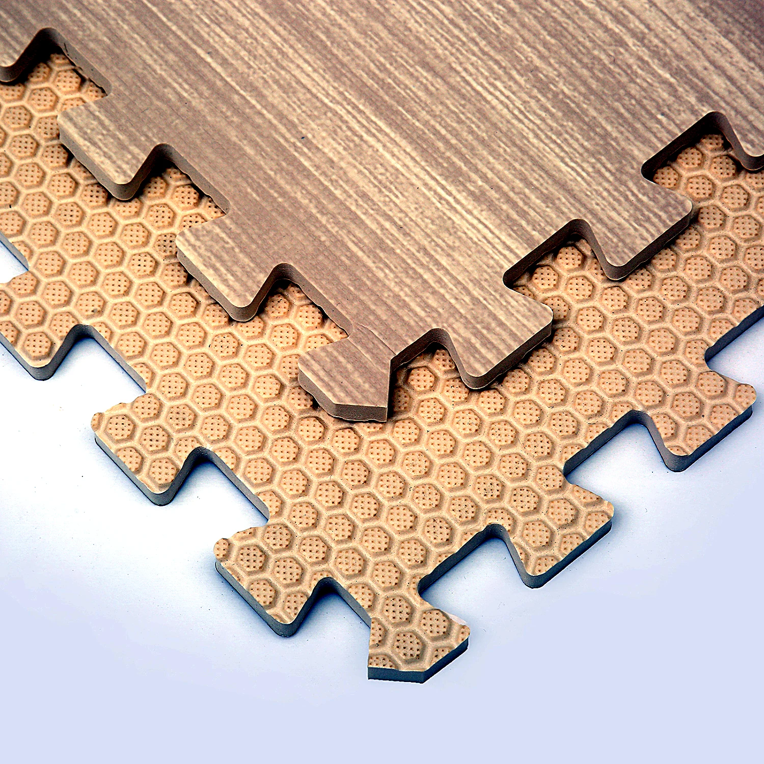 Wood Grain Eva Foam Mat